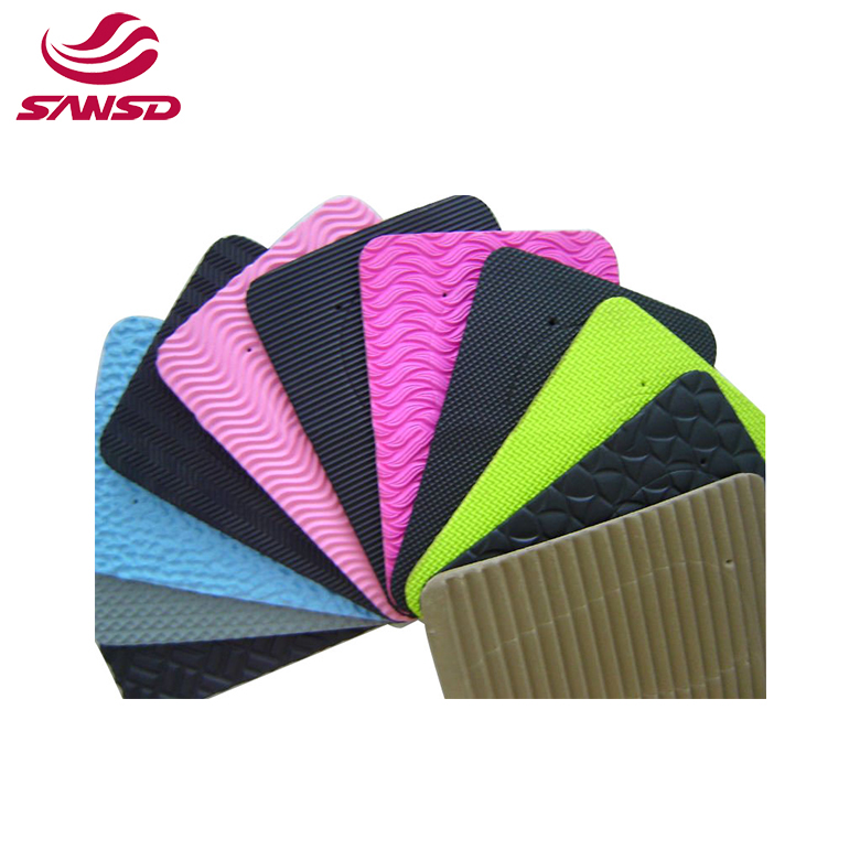 2021 Antislip EVA texture anti slip rubber sheet for EVA Sole outsole