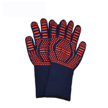 GrillFire-Proof Silicone Oven Mitt for BBQ & Kitchen Cooking