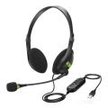 USB Computer Call Center Office PC Headset With Microphone