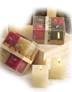 square pillar Candle