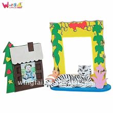 animal print picture frame, antique promotional picture frame