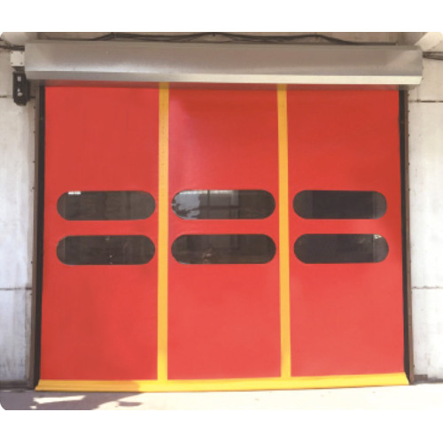 High Quality Fast Roiling Up Stacking Door