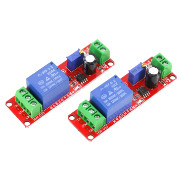 NE555 Timer Switch Adjustable Module - Delay Relay Module for Arduino (5V/12V)