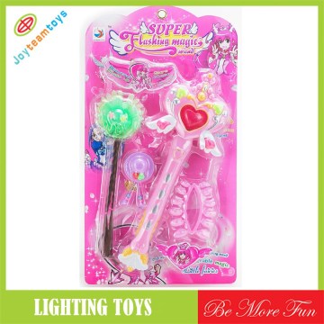 Hot sale beautiful fairy magic wand 5 lamp 12 song