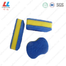 Mixture color scouring sponge cleaning pad