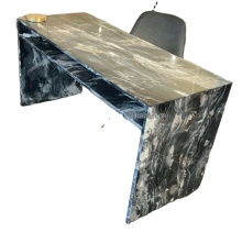 Green Marble Desk: Customized Green Marble Bar Table