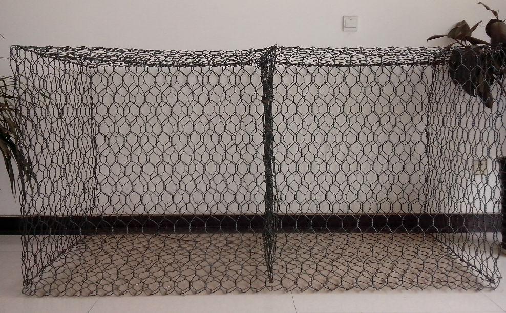 Hot Dipped Galvanized Gabion Basket Metal