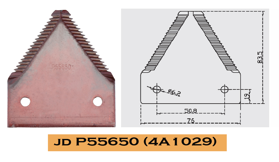 4A1090 (826720C3) يجمع بين أقسام سكين رأس آلات الحصاد