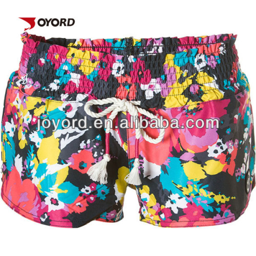 Women's Spandex Multicolor Flower Pattern Swimwear & Beachwear