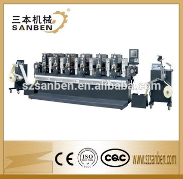 Flexo label printing machine / garment label printing machine / Multi colors label printing machine