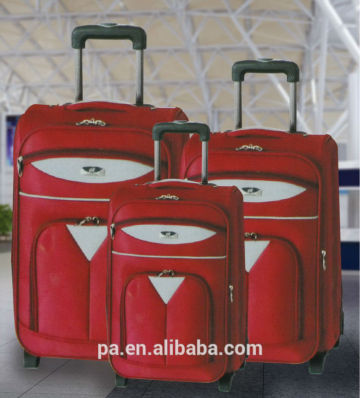 side EVA luggage cheap luggage set Soft trolley luggage stock luggage set