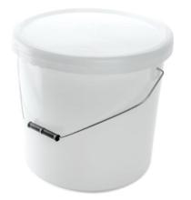 Round paint bucket with lid