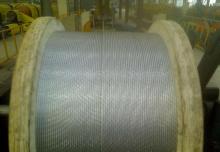 Spool packing oval hot-dipped galvanized steel wire