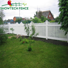 Portable PVC Fence - PVC White Garden Picket Fence with Posts
