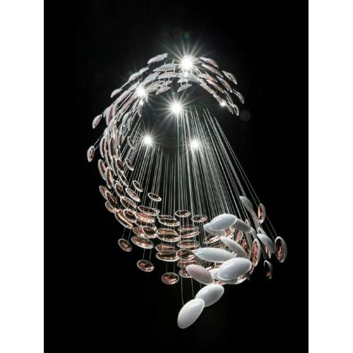 elegant led chandelier hotel lobby pendant lamp