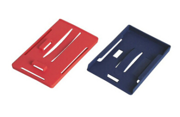 Colored Rigid Plastic Card Holders