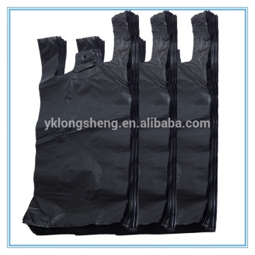 black garbage t-shirt handle bags