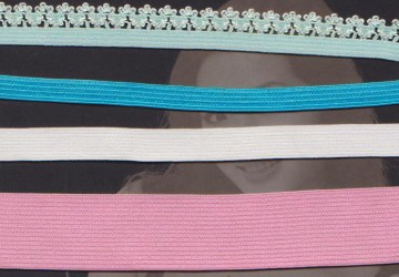 Wholesale knitted elastic webbing bra straps for underwear and panty