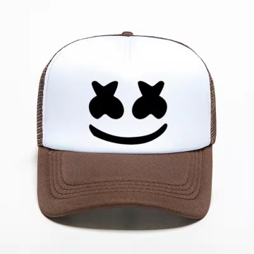 Mesh Foam Polyester 5 Panels Printed Trucker Caps at Discounted Prices