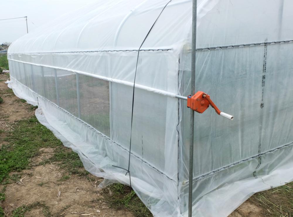 Multi Span plastic tunnel greenhouse with cooling system