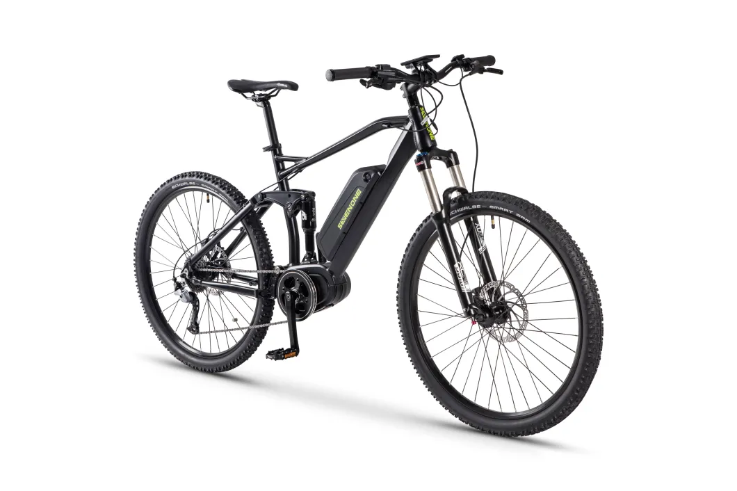 Bafang Middle Motor Mountain Electric Bicycle with Full Suspension