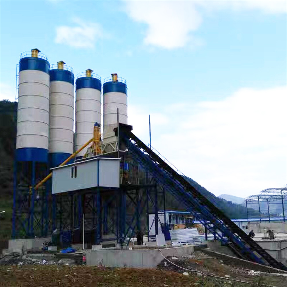 Fully automatic fixed concrete batching plant capacity