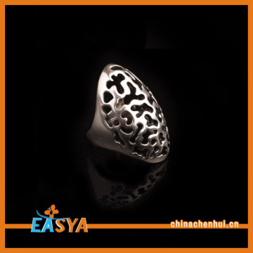 New Arrival Alloy Silver Engraved Picture Knuckle Ring Jewelry