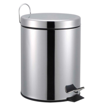 1.3 Gallon Basic Round Shape Pedal Bin