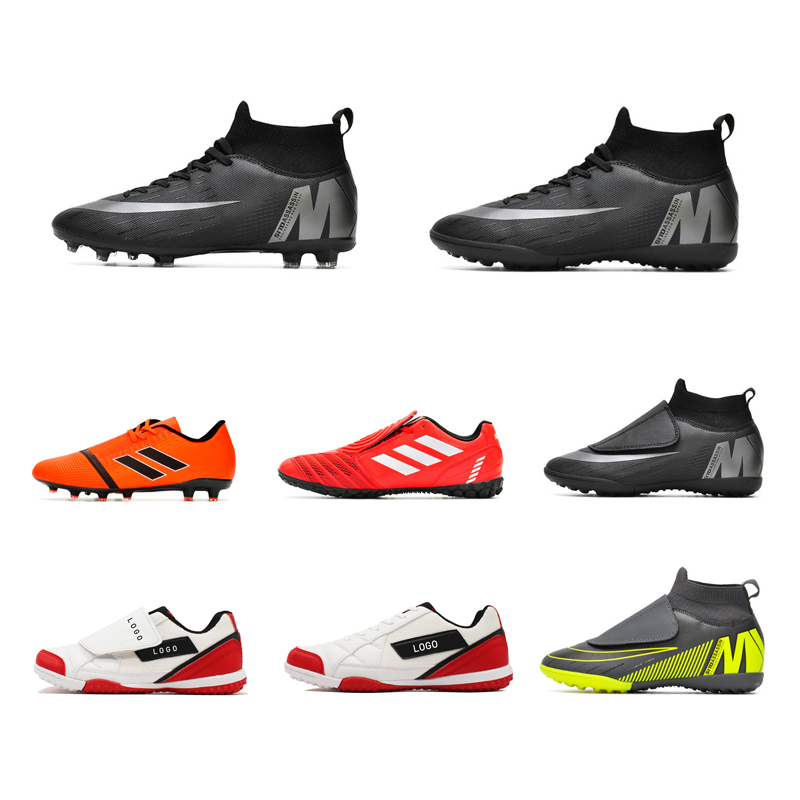 Wholesale High Ankle Cr7 Best Selling Futsal Star Impact Brand Men Custom Outdoor Boots Soccer Football Shoes