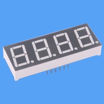 4-digit 0.56-inch Quadruple Digit Display, High-luminous Intensity Output