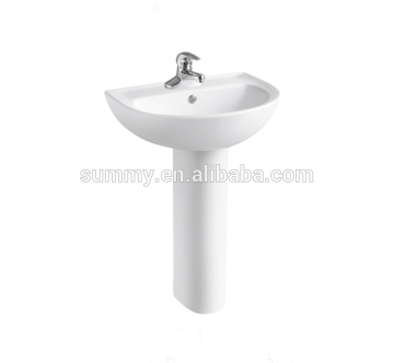 small size bathroom pedestal washbasin / sanitary pedestal basin SC086