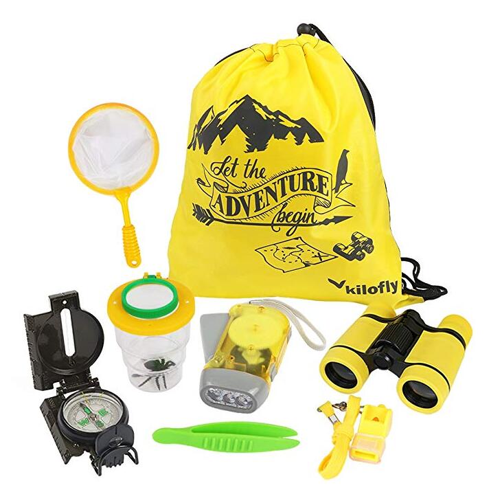 8 in 1 Fun Backyard Bug Catching Adventure Pack Kids Nature Exploration Kit , Custom Outdoor Adventure Kit for Kids