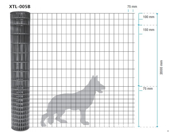 welded wire mesh fence