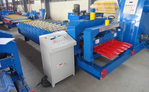 Galvanized Aluminum Roofing Sheet Roll Forming Machine