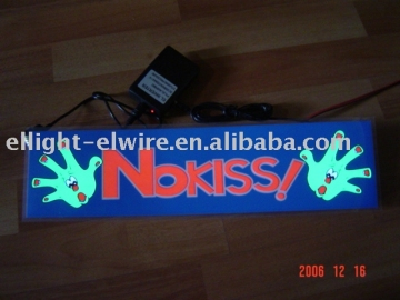 EL Car Sticker (400mmX100mm),EL Car Sticker,EL light,EL sheet,EL auto sticker,EL gauge,EL panel
