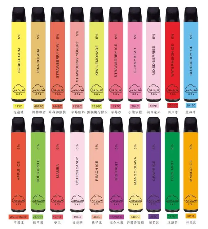 2021 New Arrival Wholesale 20 Flavors 2000 Puffs Disposable Vape Pen