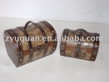 PU-wooden trunk TB6124  S/2