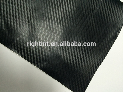 Hot sale carbon fiber black PVC adhesive material printed for car decoration