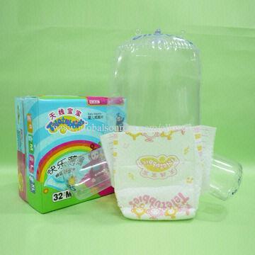 Baby Nappy with Stretchable Tape