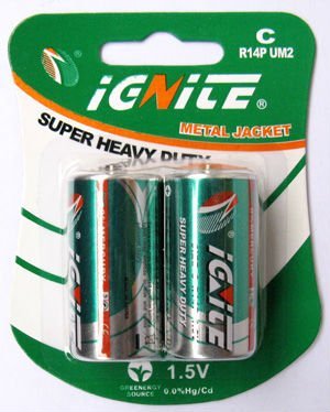 IGNITE C size battery