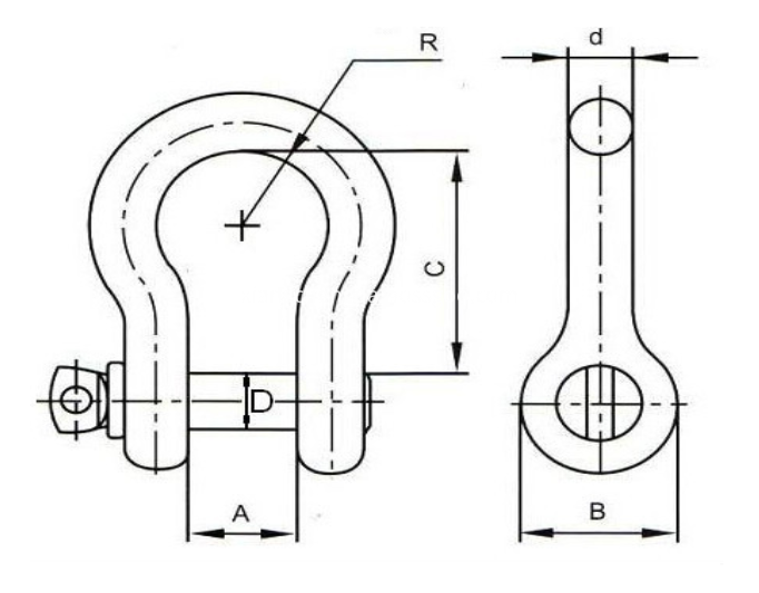 Carbon Steel Shackle