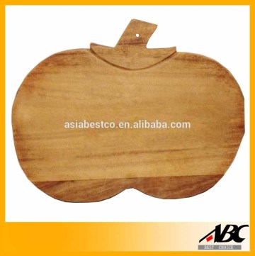 Popular Rubber Wood Fruit Shaped Cutting Boards