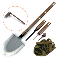 Large Size survival Military Shovel with Hoe Knife