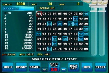 GSE Happy Keno Game Board