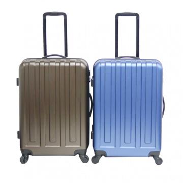 Cheap anti scratch ABS+PC alloy luggage set