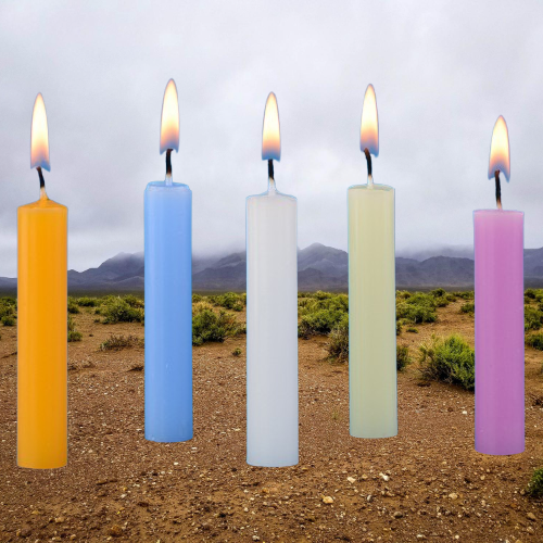 5 -цалевыя свечкі для асвятлення колеру для Еўропы