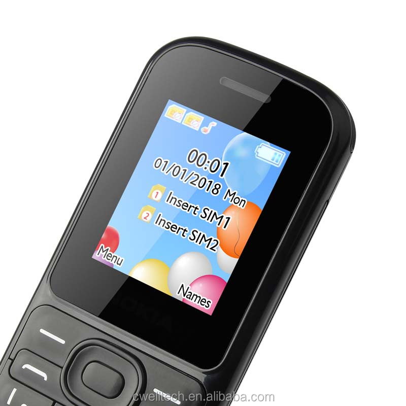 In Stock Wholesale 1.77 inch Dual SIM Card Quad Band GSM China Cheap Mobile Phone