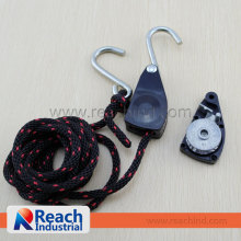 Rope Ratchet Tie Down with Snap hook