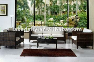 Living room rattan sofa set