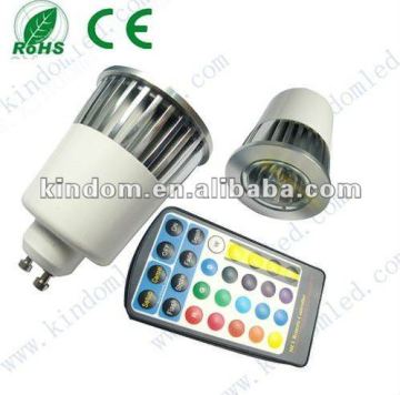 RGB LED spotlight E27/GU10/MR16 5W